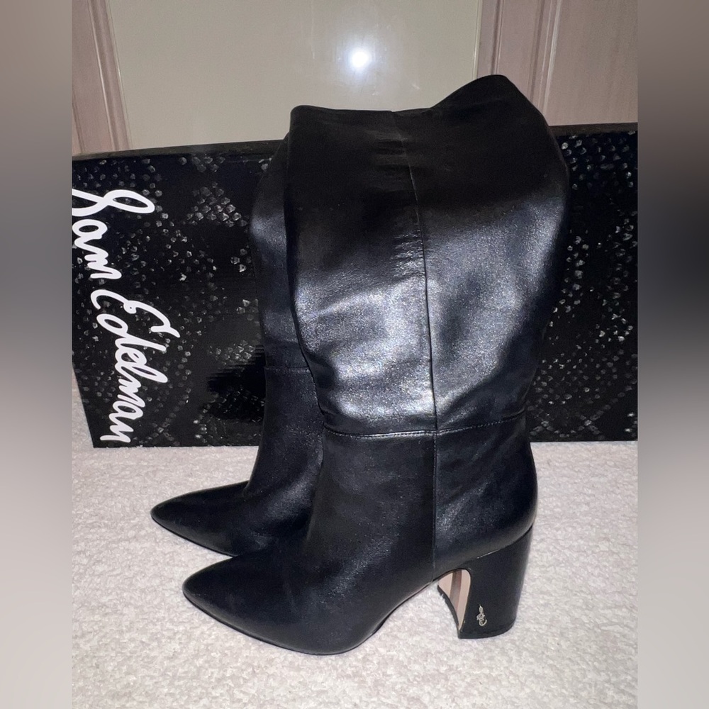 Sam Edelman Hiltin black leather boots